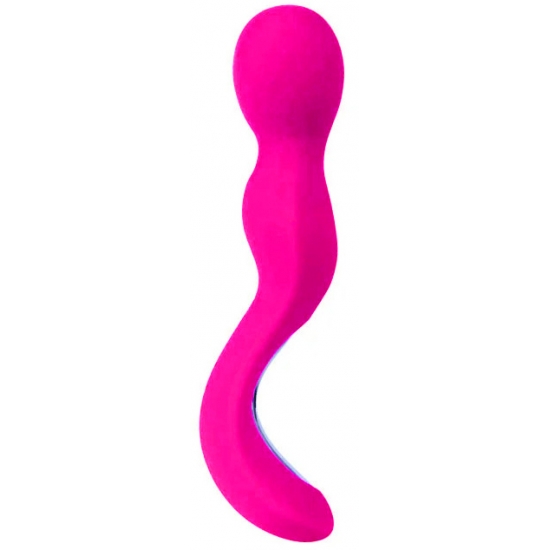 Вибромассажер «Leopard» c 30 функциями вибрации розовый