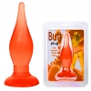 Пробка анальная с присоской Butt plug красная