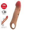 Увеличивающая вибронасадка на пенис +5 см Penis Sleeve Brad