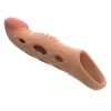Увеличивающая вибронасадка на пенис +5 см Penis Sleeve Brad