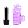 Вибро-насадка на палец фиолетовая Finger Vibrator