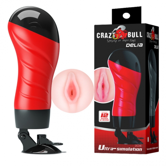 Вибро-мастурбатор на присоске Crazy Bull Delia