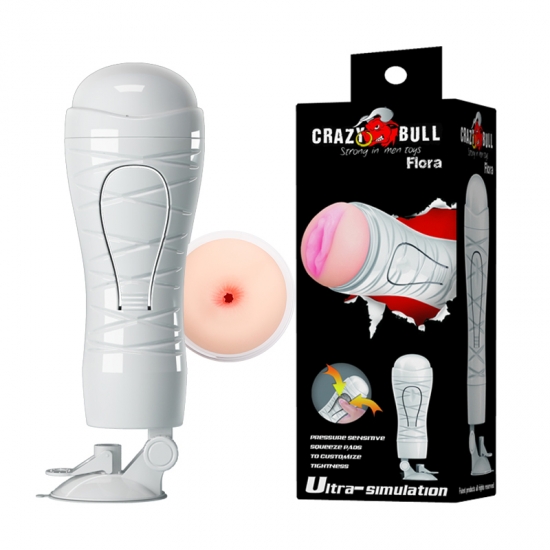 Мастурбатор анус с присоской Crazy Bull Flora