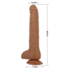 Реалистичный фаллос с мошонкой «Dick», мулат, 28 см, Ø 4,2