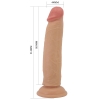 Реалистичный фаллоимитатор на присоске Keon Sliding Skin, телесный, 21,4 см, Ø 4,4 см