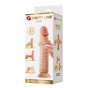 Реалистичный фаллоимитатор на присоске Keon Sliding Skin, телесный, 21,4 см, Ø 4,4 см