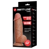 Реалистичный фаллоимитатор из силикона Pretty Love Achille, 22 см, Ø 5,2 см