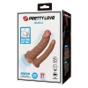 Перезаряжаемый двойной фалоимитатор Pretty Love Hulbert на присоске