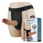 Реалистичный фаллопротез на трусиках Houston, 18 см