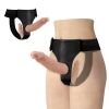 Двойной страпон с реалистичными насадками Ultra Passionate Harness
