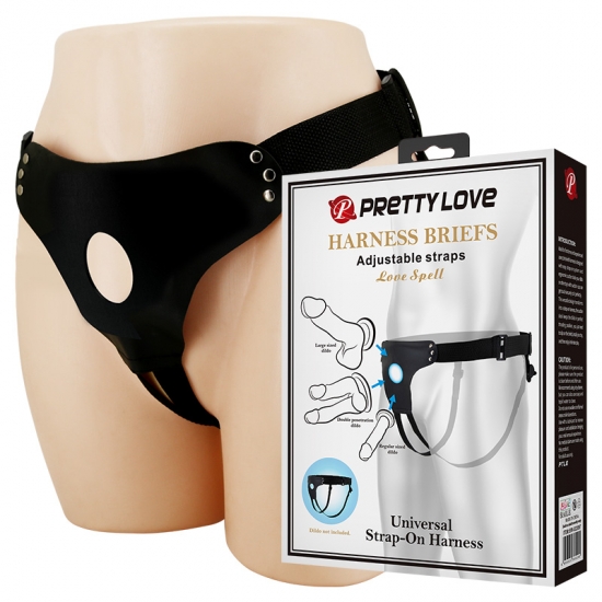 Универсальная система для страпона Pretty Love Harness Briefs Love Spell