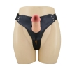 Фаллопротез с клиторальным стимулятором на трусиках Harness Briefs Mavis, 22,8 см, Ø 3,4 см