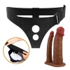 Универсальный фаллопротез для двойного проникновения на трусиках Harness Briefs Keaven