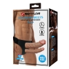 Универсальный фаллопротез для двойного проникновения на трусиках Harness Briefs Keaven