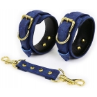 Стильные наручники синего цвета