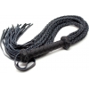 Кожаная плеть черного цвета
