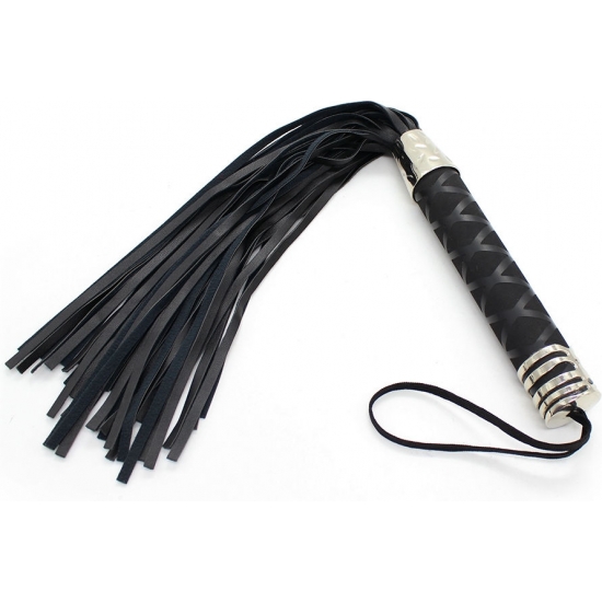 Черная плеть 45 см из кожзама