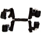 Универсальный черный бондаж к кровати