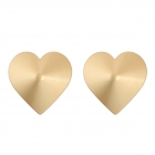 Металлические золотые пэстисы для сосков в виде сердец