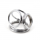 Утяжка на пенис и мошонку из металла