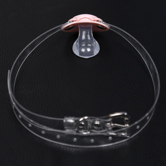 Необычный розовый кляп-соска, Ø 3 см