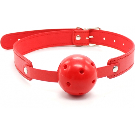 Кляп классический красный, Ø 4,5 см