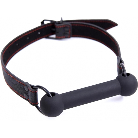 Кляп-трензель черный силиконовый