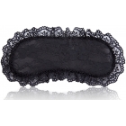 Маска с черным кружевом черная