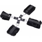 Бондажные наручники и поножи на липучках