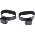 БДСМ фиксаторы рук к бёдрам черные