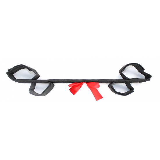 Бондажная распорка с красным бантиком