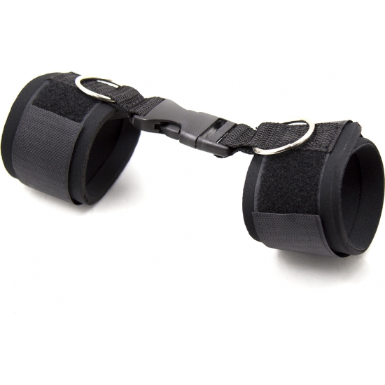 Наручники черные с пластиковыми застежками 