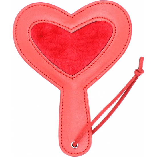 Пэдл-сердце красный с мягкой вставкой