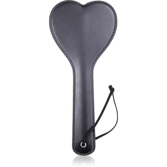 Пэдл в виде сердечка из гладкой кожи