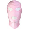 Маска с тремя прорезями розовая