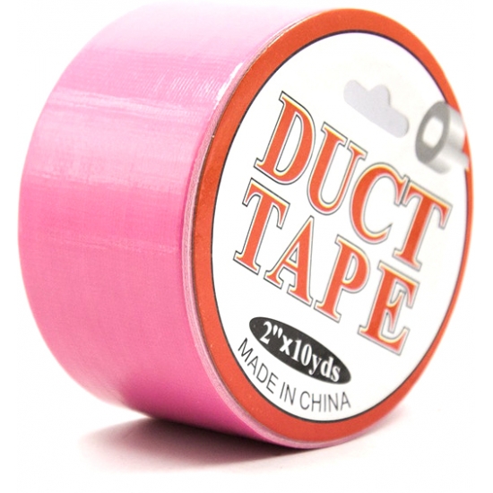 Лента для связывания «Duct Tape» розовая, 10 м