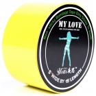 Электростатическая лента для связывания «My Love» желтая, 15 м