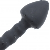 Черная анальная пробка-фаллос Anal plug, Ø 1 - 3 см