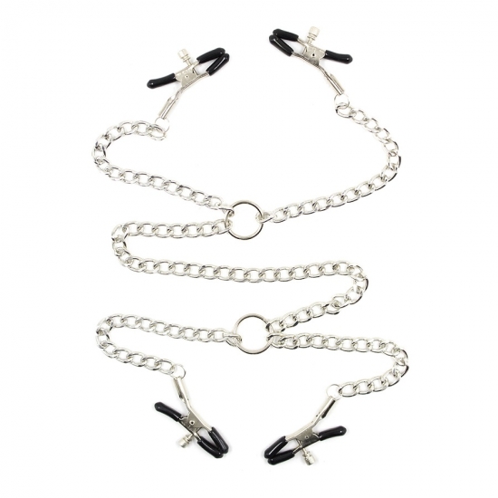Необычные зажимы с цепочками и соединительными кольцами