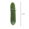Двойной фаллоимитатор Realistic Slim Ultra Double Dildo 45 см, Ø 4,5 см