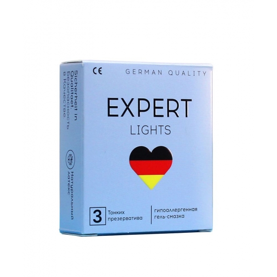 Презервативы EXPERT LIGHTS № 3 (ультратонкие), 3 шт