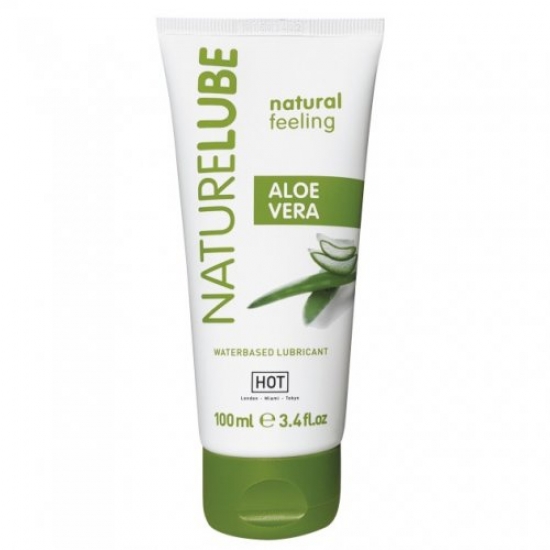Лубрикант HOT Glide Naturlube с Алоэ Вера на водной основе, 100 мл