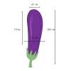 Фаллоимитатор телесного цвета с ярким рельефом Platinum Silicone Cock 18,5 см, Ø 3,7 см