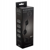 Черная анальная силиконовая цепочка Classic Anal Beads 31,5 см, Ø 2,3 см