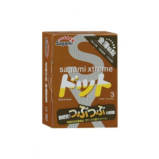 Презервативы Sagami Xtreme Feel Up усиливающие ощущения, 3 шт