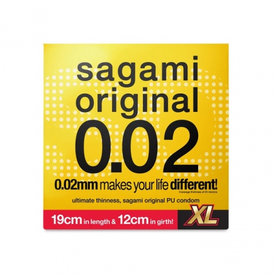 Презервативы Sagami Original 002 EXTRA LARGE (XL), полиуретан, 1 шт