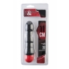 Водонепроницаемый вибратор TOYFA BLACK&RED 16 см