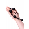 Черная анальная силиконовая цепочка A-toys 35,9 см