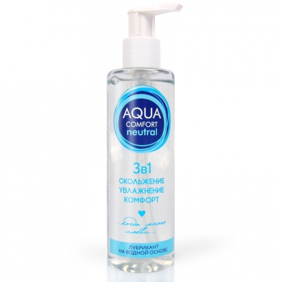 Лубрикант на водной основе AQUA COMFORT hot secret NEUTRAL 195 гр