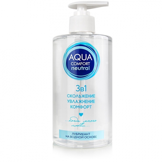 Лубрикант на водной основе AQUA COMFORT hot secret NEUTRAL 440 гр